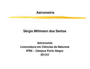 Astrometria - Instituto de Física