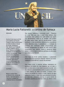 maria Lucia Fattorelli: a cortina de fumaça