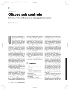 Glicose sob controle - Revista Pesquisa Fapesp