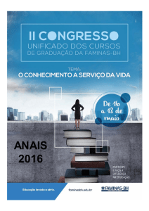 Anais II Congresso Unificado 2016