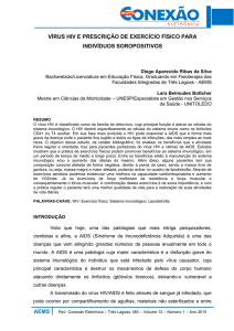 Vírus HIV e Prescrição de Exercício Físico para Indivíduos