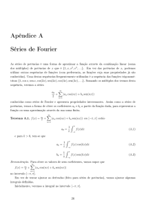 Apêndice A Séries de Fourier - DM