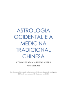 astrologia ocidental e a medicina tradicional