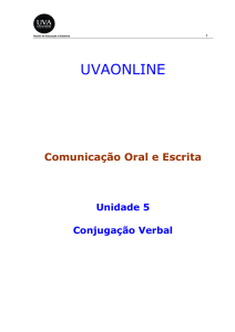 5 - Conjugação Verbal