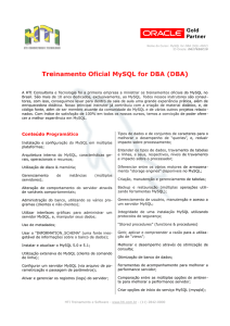 MySQL para DBAs (5 dias)