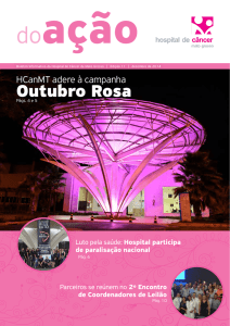 Outubro Rosa - Hospital de Câncer de Mato Grosso