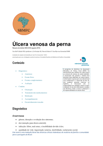 Úlcera venosa da perna - Sociedade Brasileira de Medicina de