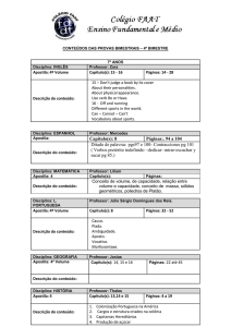 Capítulo(s): 8 Páginas:. 94 a 104 1. Ditado de palavras pgs97 e 100