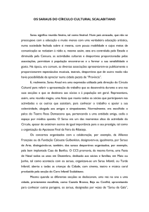 Nota histórica sobre os Saraus do CCS por Luísa Barbosa