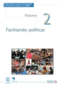 Facilitando políticas - UNESCO HIV and Health Education