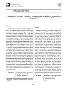 cateterismo vesical de demora - Associação Catarinense de Medicina