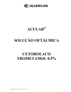 acular solução oftálmica cetorolaco trometamol 0.5%