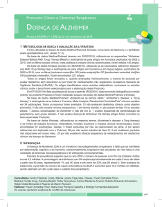 doença de alzheimer - Ministério da Saúde