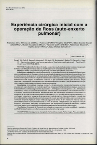 Experiência cirúrgica inicial com a operação de Ross (auto