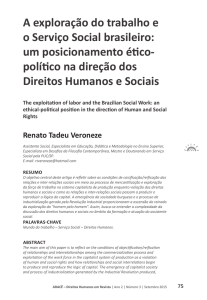 A exploração do trabalho e o Serviço Social brasileiro: um