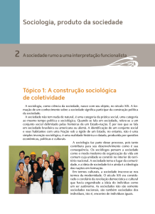 Sociologia, produto da sociedade