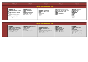 Ensino Fundamental I 1º Ano Ensino Fundamental I 2º Ano