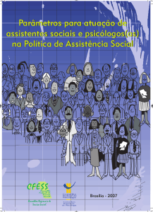 Parâmetros Para a Atuação de Assistentes Sociais e