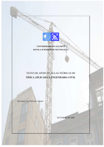 Sebenta teórica de física aplicada à engenharia civil