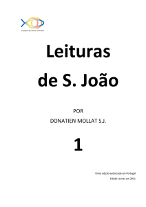 Leituras de S. João - Equipas de Nossa Senhora