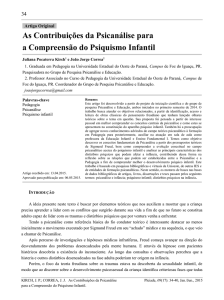 As Contribuições da Psicanálise para a Compreensão do