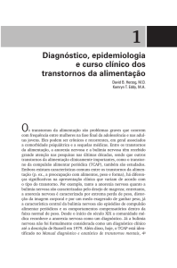 diagnóstico, epidemiologia e curso clínico dos transtornos