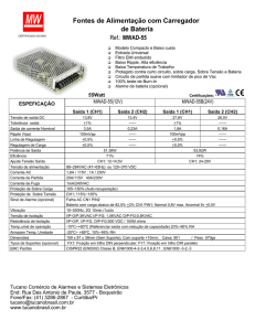 Fontes de Alimentação com Carregador de Bateria