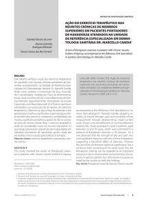 Ação do exeRCíCio TeRApêuTiCo nAS neuRiTeS CRôniCAS de