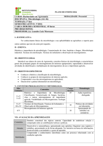 Microbiologia - Agronomia – IFC Câmpus Rio do Sul