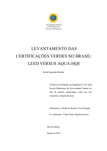 levantamento das certificações verdes no brasil