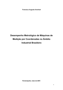 Desempenho Metrológico de Máquinas de Medição por