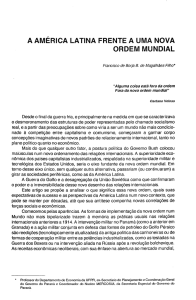 a américa latina frente a uma nova ordem mundial