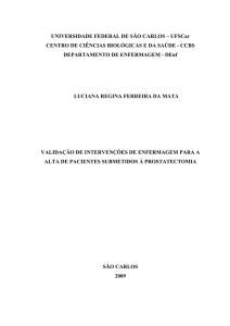 Validação de intervenções de enfermagem para a alta de pacientes