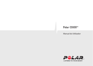 Polar CS100 Manual do utilizador