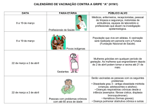 campanha de vacinação h1n1