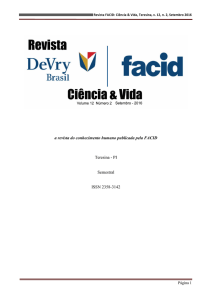 a revista do conhecimento humano publicada pela FACID Teresina