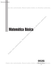Matemática Básica - Instituto Monitor - e