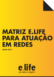 MATRIZ E.LIFE PARA ATUAÇÃO EM REDES