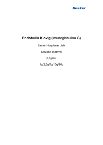 Endobulin Kiovig (imunoglobulina G)