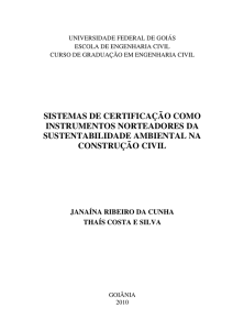 sistemas de certificação como instrumentos norteadores da