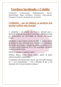 Gordura localizada e Celulite - clinicabelezapura.com.br / Design