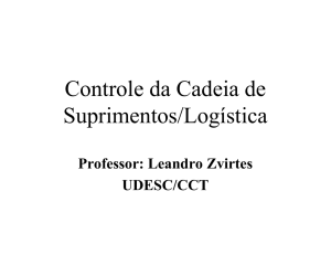 Controle da Cadeia de Suprimentos/Logística - udesc
