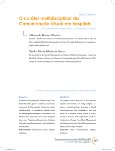 O caráter multidisciplinar da Comunicação Visual em hospitais