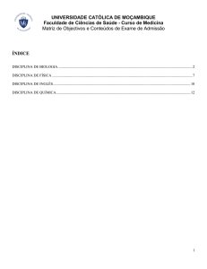 FCS-UCM_Topicos Exame de Admissao Medicina_2011
