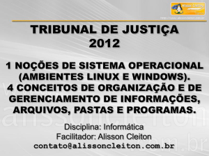 Resumex do Item 1 e 4 do Conteúdo Programático