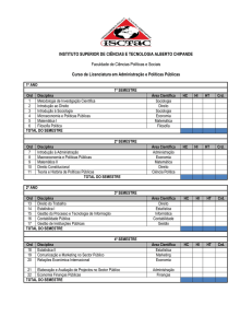 Administração e Políticas Públicas