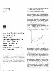 APLICAÇÃO DA TEORIA DE GRAHAME AO ESTUDO DO