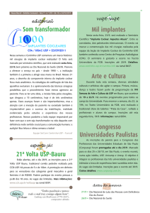 Mil implantes Arte e Cultura Congresso Universidades Paulistas 21ª