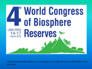 4º Congresso Mundial de Reservas de Biosfera