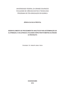 Desenvolvimento de Procedimentos Analíticos para Determinação